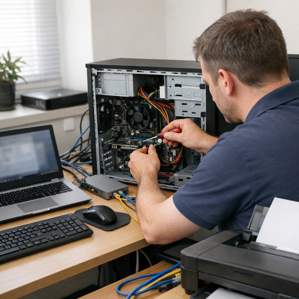La Maintenance informatique et bureautique mène à un Métier support