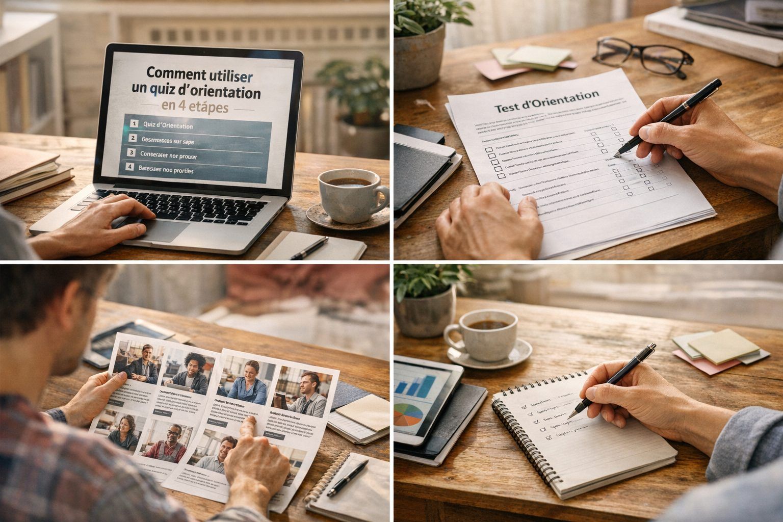 Comment utiliser un quiz d’orientation en 4 étapes