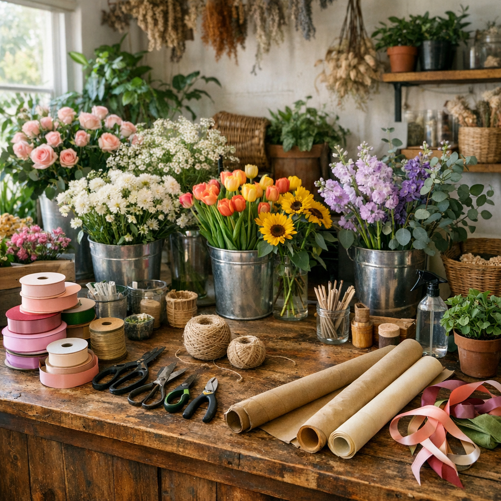 Le secteur d’activité Fleuriste relève du commerce de détail