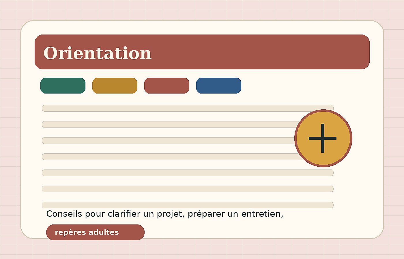 Orientation et vie active : clarifier un projet avant un rendez-vous